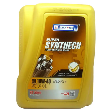 Упаковка оливи: 20 L Atlantic Synthech Super 5w-40 20 л